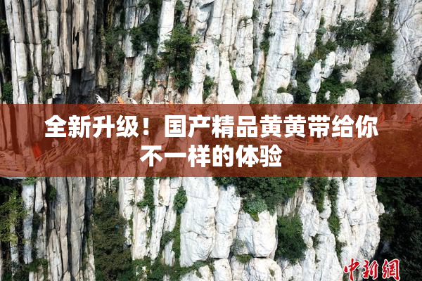 全新升级！国产精品黄黄带给你不一样的体验