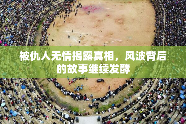 被仇人无情揭露真相，风波背后的故事继续发酵