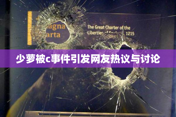 少萝被c事件引发网友热议与讨论