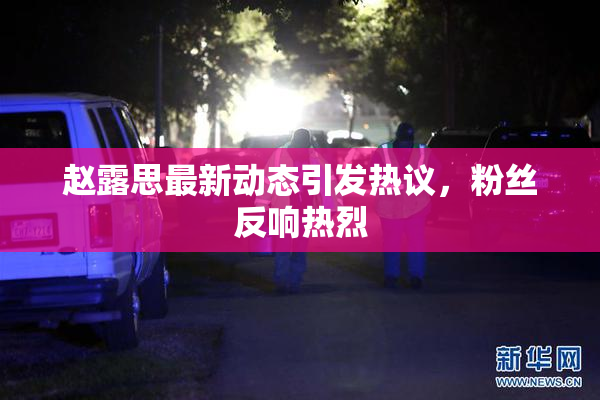 赵露思最新动态引发热议，粉丝反响热烈