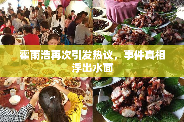 霍雨浩再次引发热议，事件真相浮出水面