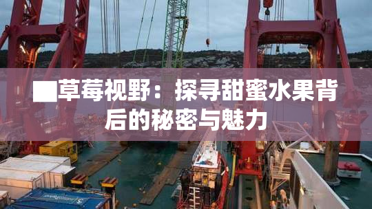 ▇草莓视野：探寻甜蜜水果背后的秘密与魅力