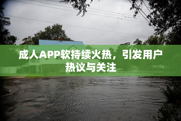 成人APP软持续火热，引发用户热议与关注
