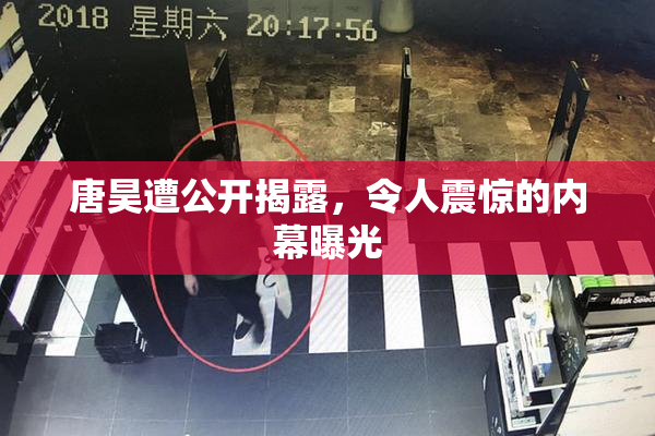 唐昊遭公开揭露，令人震惊的内幕曝光