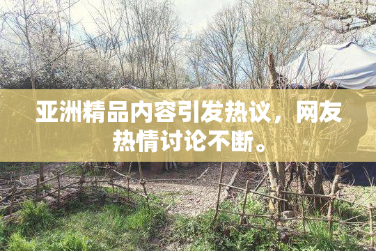 亚洲精品内容引发热议，网友热情讨论不断。