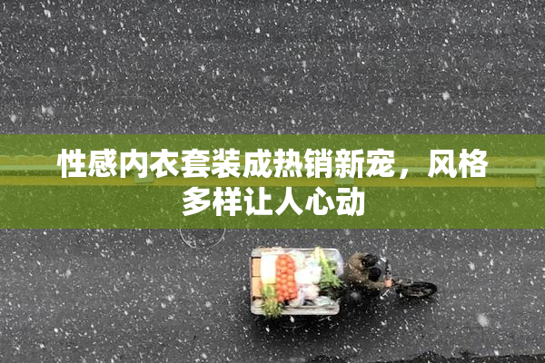性感内衣套装成热销新宠，风格多样让人心动