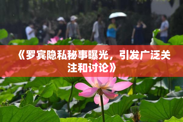 《罗宾隐私秘事曝光，引发广泛关注和讨论》