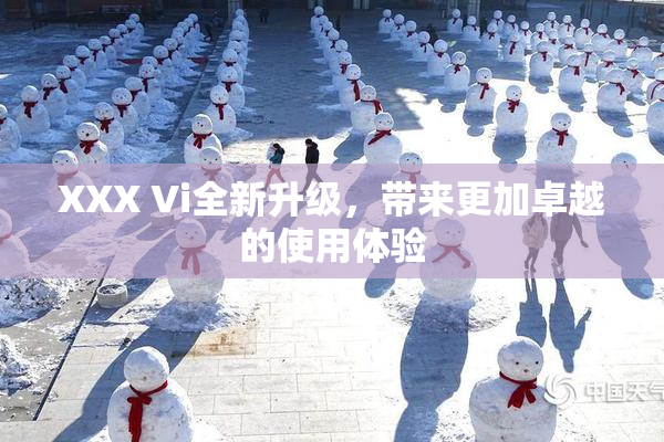 XXX Vi全新升级，带来更加卓越的使用体验
