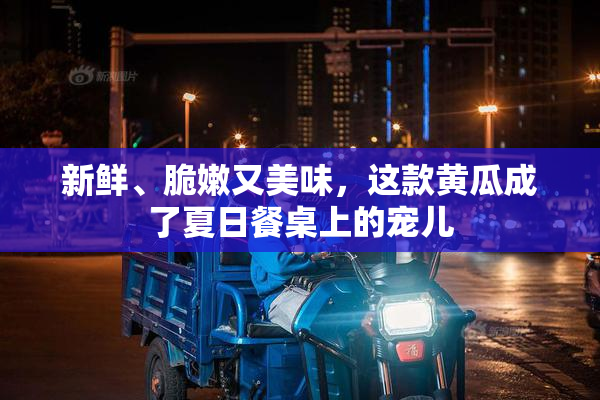 新鲜、脆嫩又美味，这款黄瓜成了夏日餐桌上的宠儿