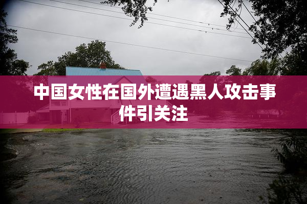 中国女性在国外遭遇黑人攻击事件引关注