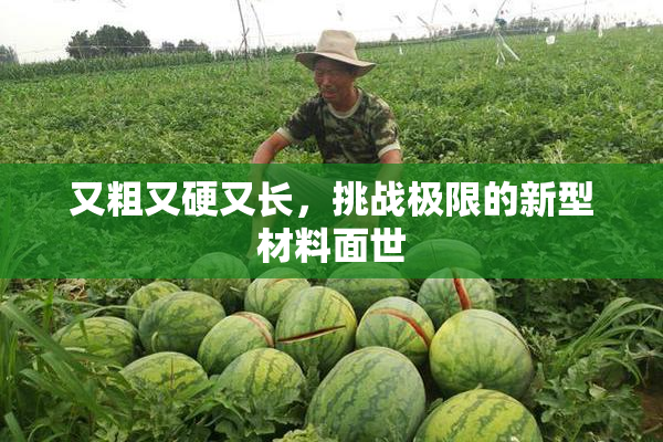 又粗又硬又长，挑战极限的新型材料面世
