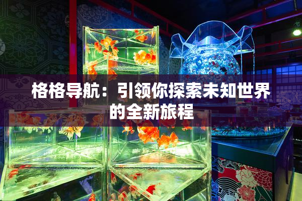 格格导航：引领你探索未知世界的全新旅程