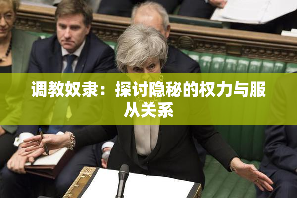 调教奴隶：探讨隐秘的权力与服从关系