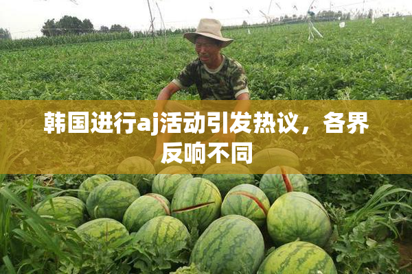 韩国进行aj活动引发热议，各界反响不同