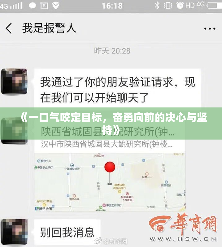 《一口气咬定目标，奋勇向前的决心与坚持》