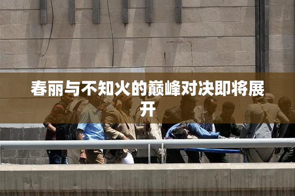 春丽与不知火的巅峰对决即将展开