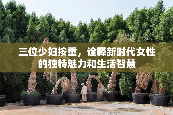 三位少妇按重，诠释新时代女性的独特魅力和生活智慧