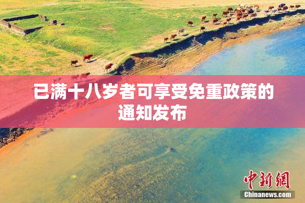 已满十八岁者可享受免重政策的通知发布