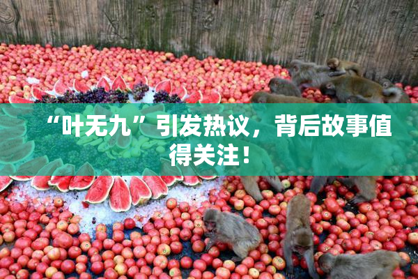 “叶无九”引发热议，背后故事值得关注！