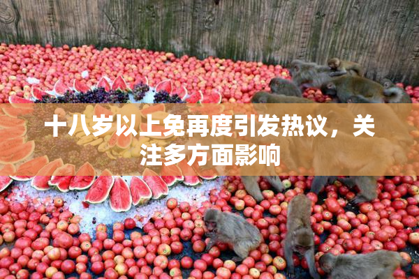 十八岁以上免再度引发热议，关注多方面影响
