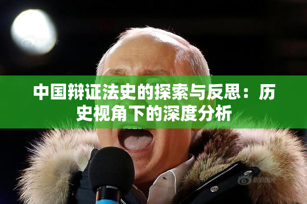 中国辩证法史的探索与反思：历史视角下的深度分析