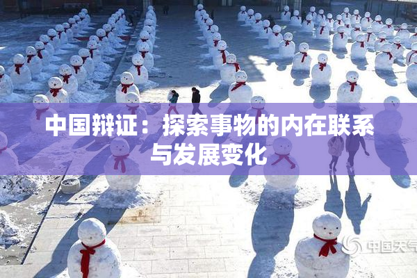 中国辩证：探索事物的内在联系与发展变化
