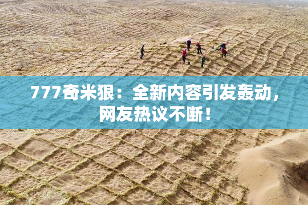 777奇米狠：全新内容引发轰动，网友热议不断！