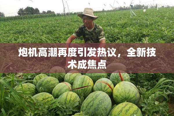 炮机高潮再度引发热议，全新技术成焦点