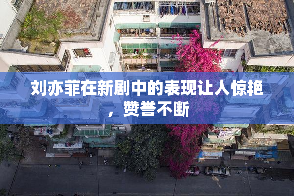 刘亦菲在新剧中的表现让人惊艳，赞誉不断