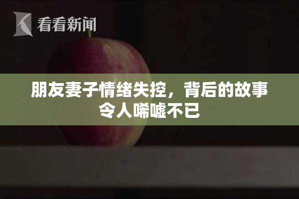 朋友妻子情绪失控，背后的故事令人唏嘘不已