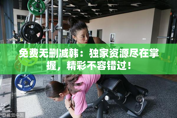 免费无删减韩：独家资源尽在掌握，精彩不容错过！
