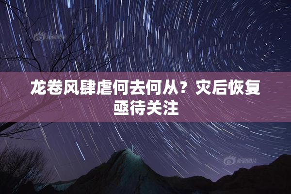 龙卷风肆虐何去何从？灾后恢复亟待关注