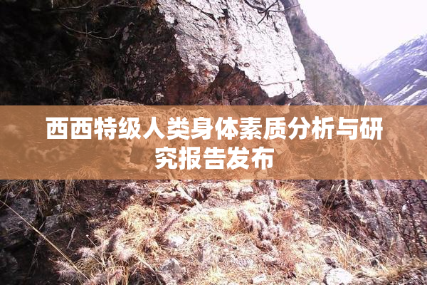 西西特级人类身体素质分析与研究报告发布