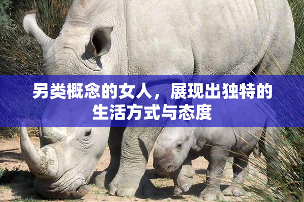 另类概念的女人，展现出独特的生活方式与态度