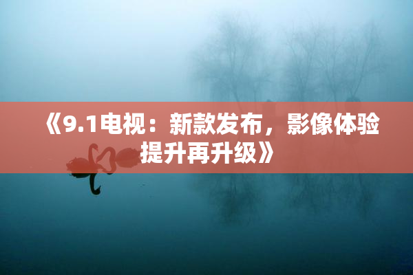 《9.1电视：新款发布，影像体验提升再升级》