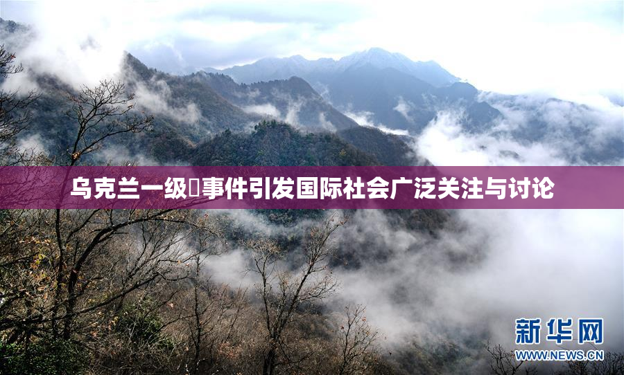 乌克兰一级婬事件引发国际社会广泛关注与讨论