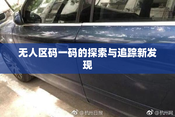 无人区码一码的探索与追踪新发现