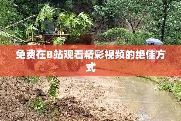 免费在B站观看精彩视频的绝佳方式