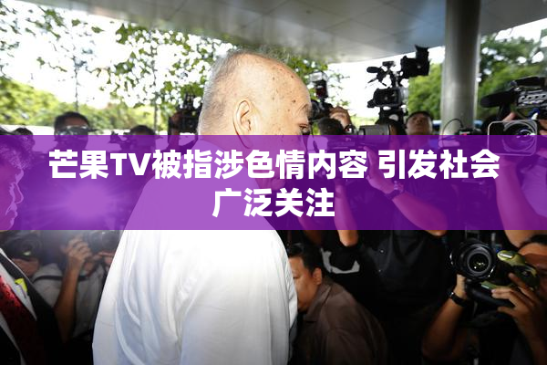芒果TV被指涉色情内容 引发社会广泛关注