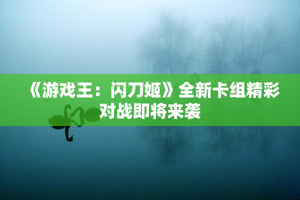 《游戏王：闪刀姬》全新卡组精彩对战即将来袭