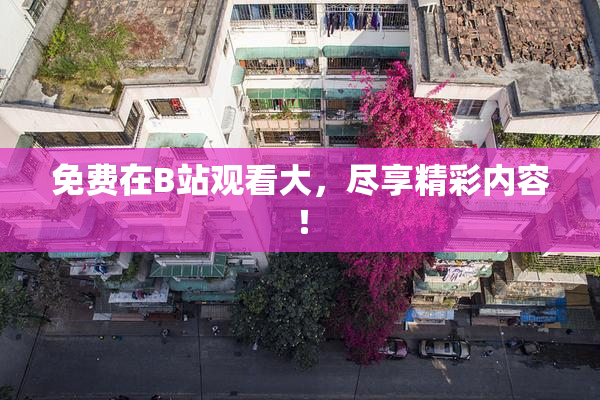 免费在B站观看大，尽享精彩内容！