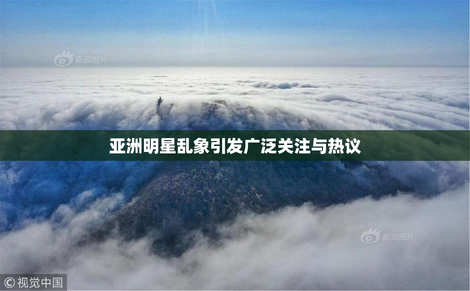 亚洲明星乱象引发广泛关注与热议