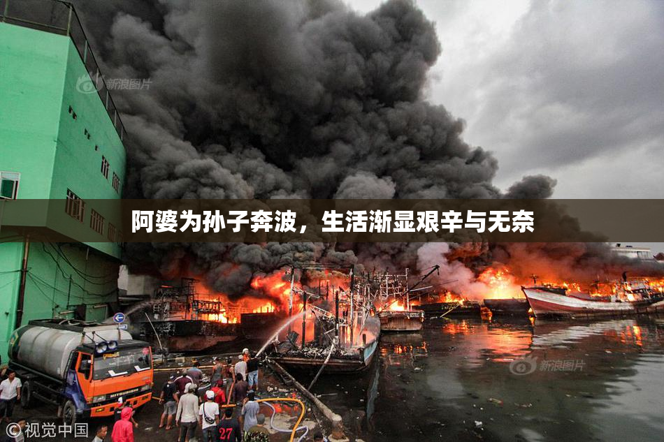 阿婆为孙子奔波，生活渐显艰辛与无奈