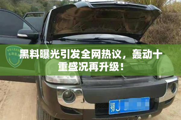 黑料曝光引发全网热议，轰动十重盛况再升级！