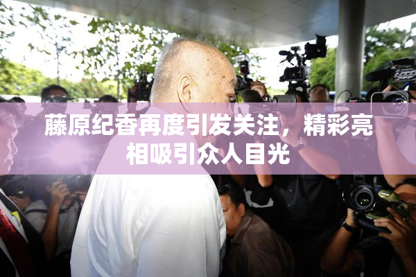 藤原纪香再度引发关注，精彩亮相吸引众人目光