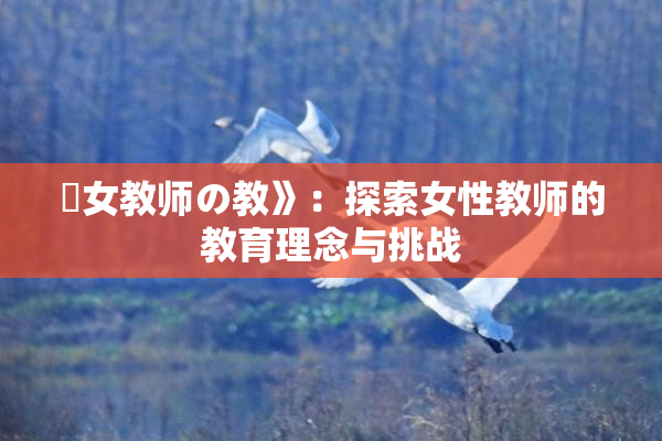 巜女教师の教》：探索女性教师的教育理念与挑战