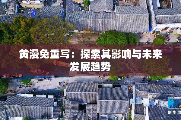 黄漫免重写：探索其影响与未来发展趋势