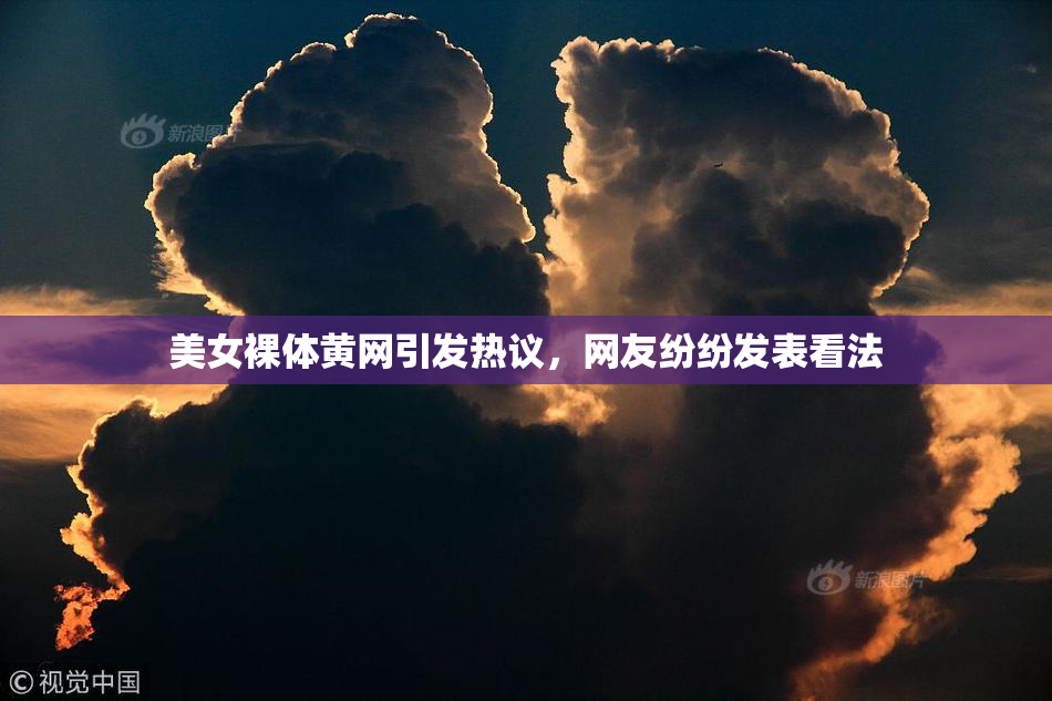 美女裸体黄网引发热议，网友纷纷发表看法
