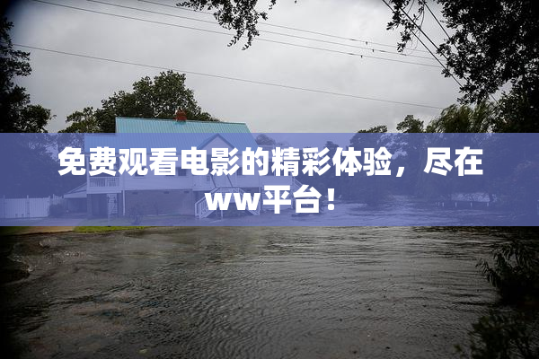免费观看电影的精彩体验，尽在ww平台！