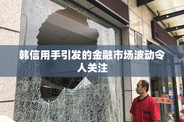 韩信用手引发的金融市场波动令人关注